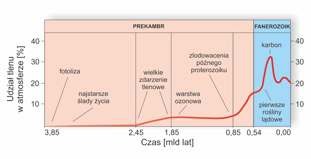 Zmiany poziomu tlenu w historii Ziemi