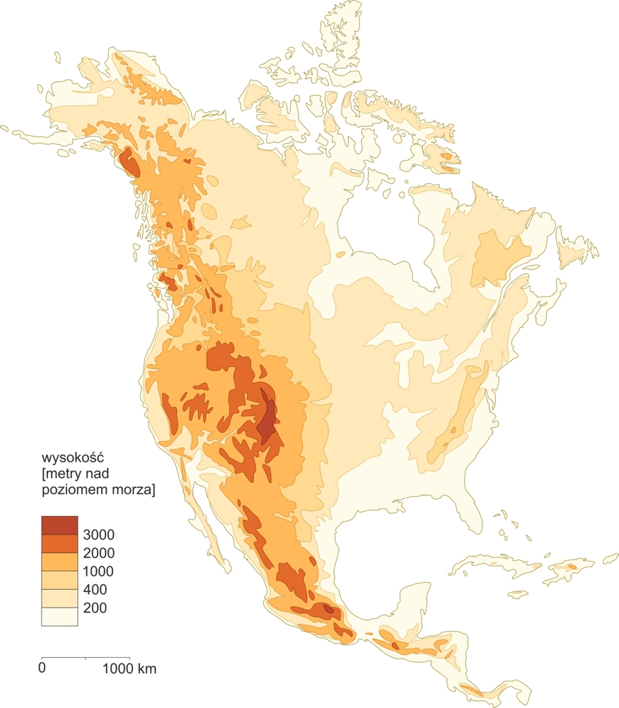 Wysokość terenu nad poziomem morza
