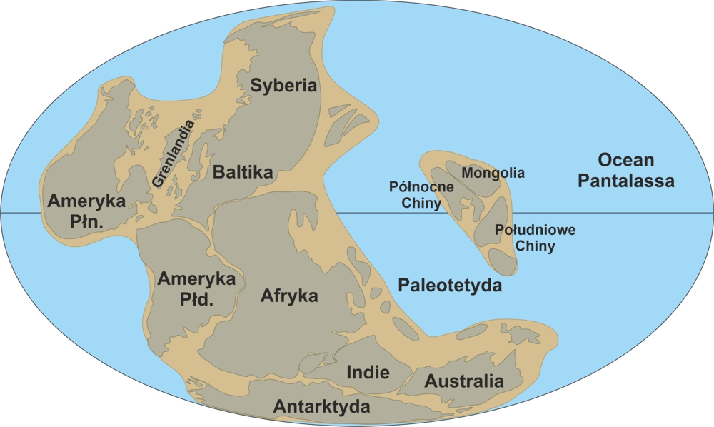 Rekonstrukcja superkontynentu Pangea